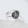 Bague Déesse de la Lune Vintage pour Femmes Bague Triple Lune Wiccanne Réglable Bijoux Célestes Witchy Amulette Païenne Cadeau pour Elle