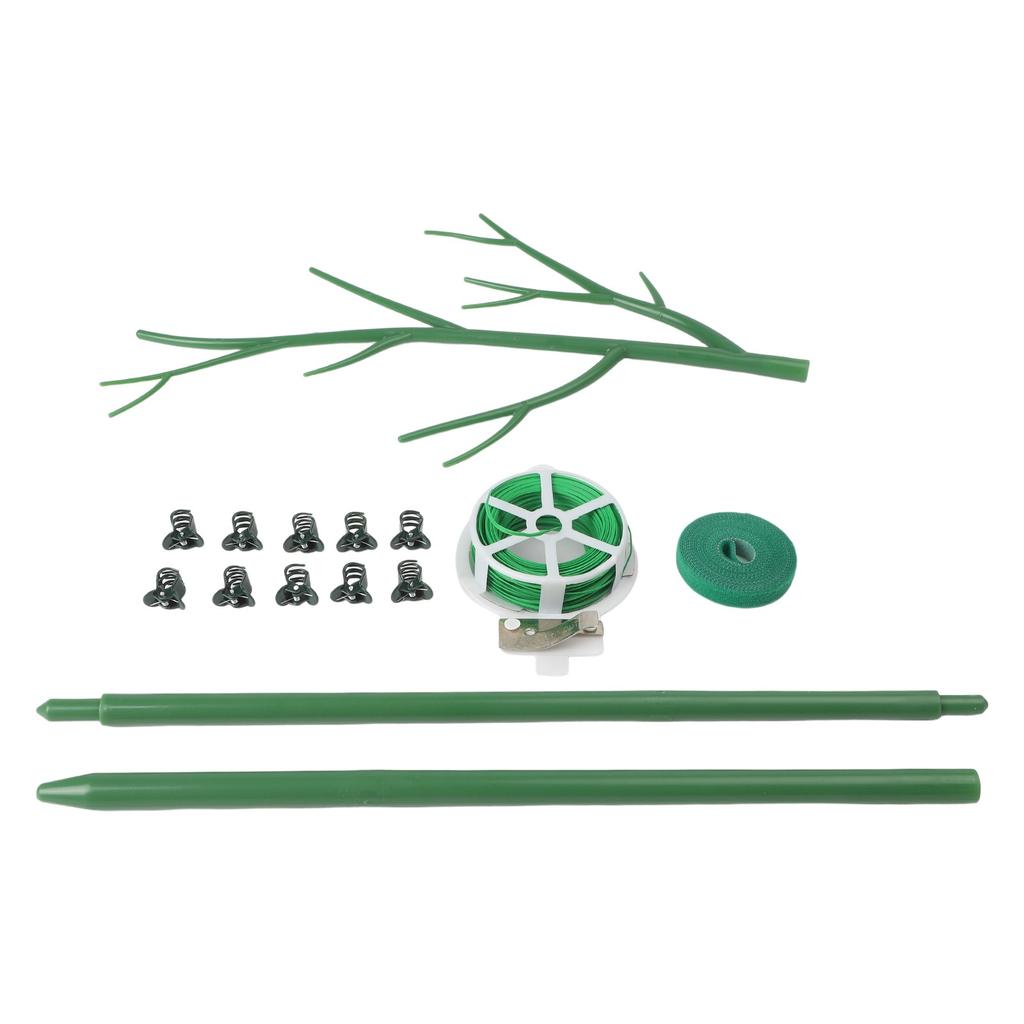 Detachable Plant Supports Climbing Plant Stakes Home Garden Setup 10 Orchid Clips Included UV Resistant Plant Support Stakes
