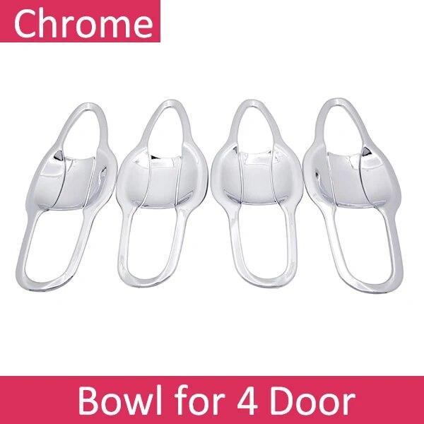 Luxury Chrome Door Handle Cover Trim Protection Cover for Toyota Camry Daihatsu Altis XV70 70 2018~ Car Accessory Sticker