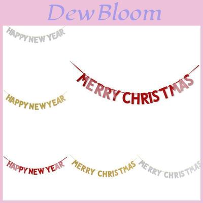 Festliche Frohe Weihnachten Gutes Neues Jahr Banner Wimpelkette Für Heimparty-Dekoration