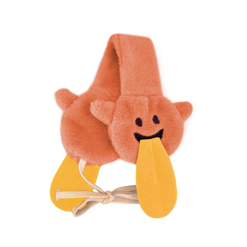Cartoon Ghost Plush Earmuffs Thickened Couple Halloween Gifts Funny Ear Protection  Women