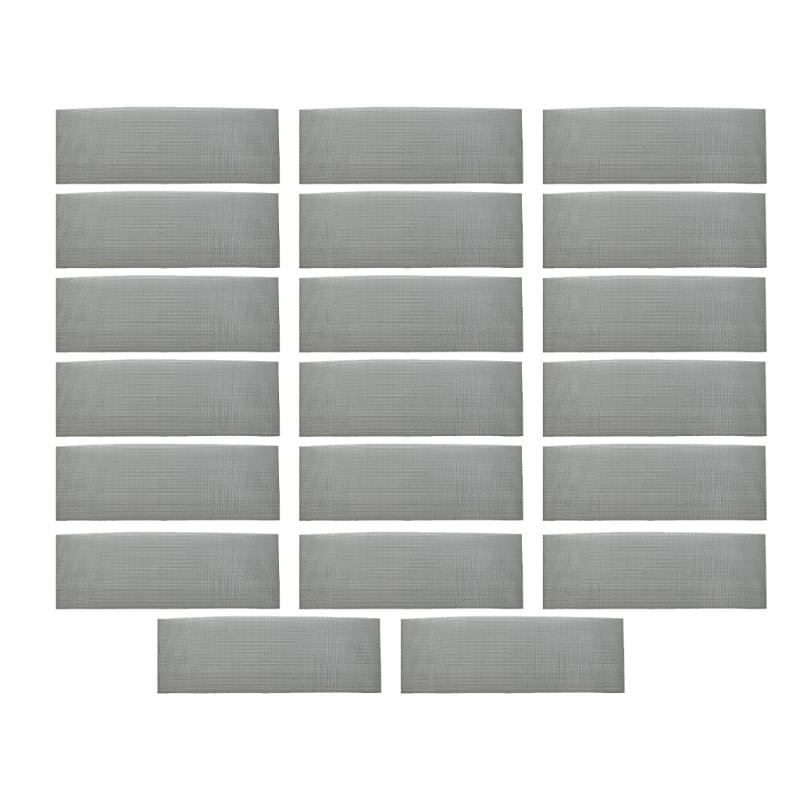 Stainless Steel Automotive Bumper Body Repair Mesh Net 20x15cm 5x15cm Easy to Install for Protective Against Road Debris