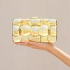 2025 Mode Marke Magischer Würfel Design Damen Acryl Abend-Clutch Tasche Glamourös Luxus Hochzeitsparty Bankett Tasche Schultertasche