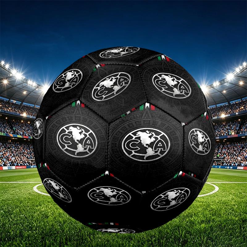 Club America Print Size 5 Soccer Ball, PU Wear Resistant Football for Match Training and Daily Practice, Birthday Gift for Soccer Fans