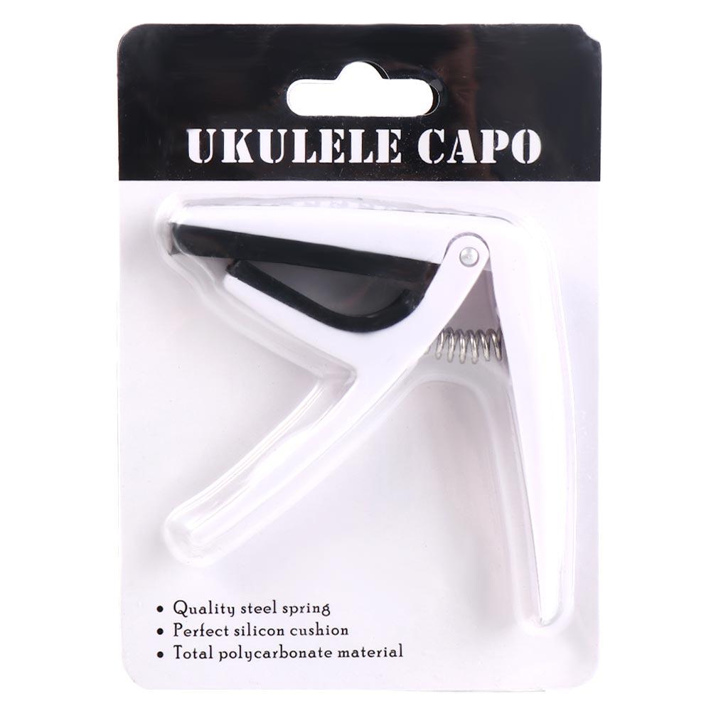 Ukulele Accessories Plastic Universal Ukulele Capo White Red Ukulele Tuning Clamp Pink Portable Uk Tone Clip Electric