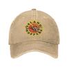 Island Hoppers Magnum Baseball Cap Retro Distressed Denim Washed Helicopter Charter Snapback Cap Outdoor Unstructured Hats
