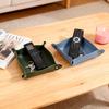 Nordischer Stil Leder Druckknopf Faltbare Aufbewahrungsbox Kreativer Tisch-Kleinkram-Organizer für Wohnzimmer Schlafzimmer Schmuckschale Heimdekoration