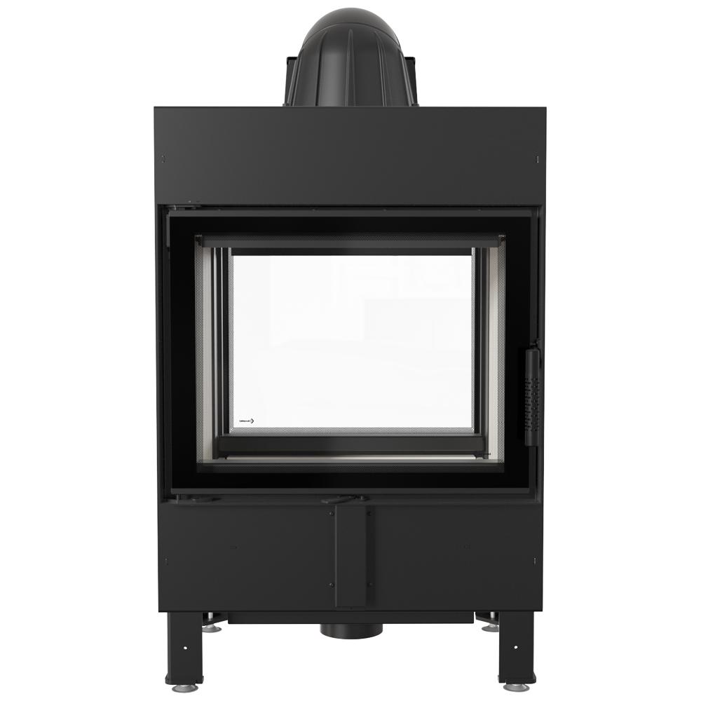 Steel fireplace KRATKI LUCY TUNNEL 12 kW Ø 200