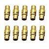 10 Pack Copper Magnetic Clasps Cord End Caps Leathers Rope End Caps for Jewelry