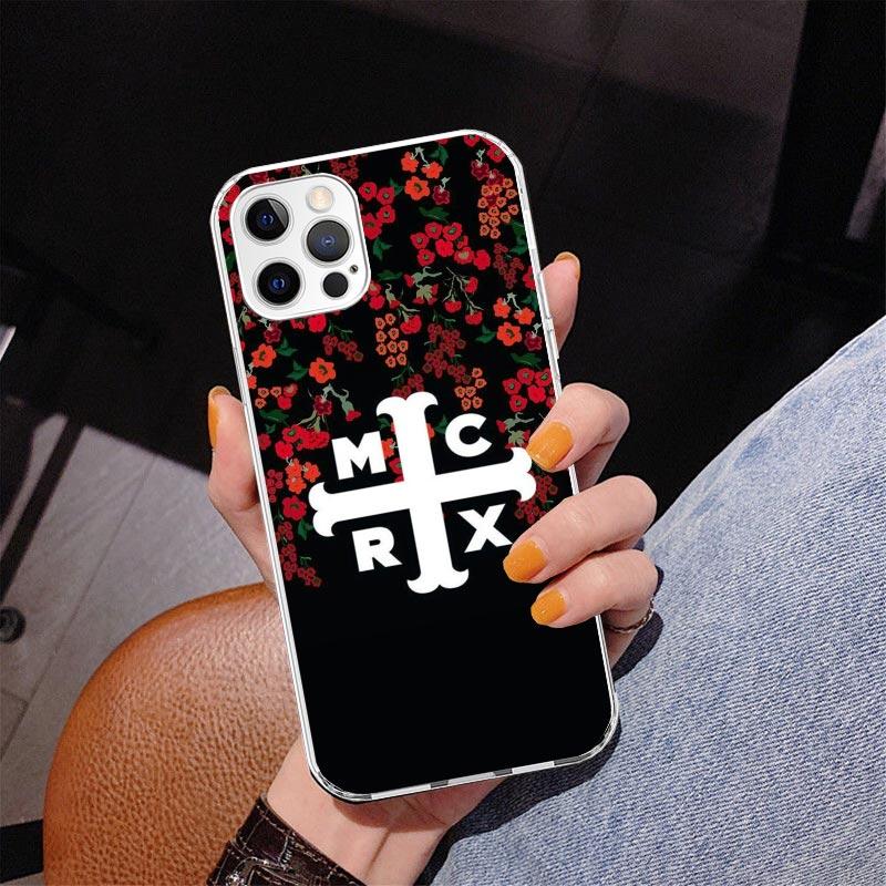 My Chemical Romance MCR Phone Case For iPhone 13 12 Mini 11 Pro Max XS XR X SE 7 8 Plus 5S 5 6S 6 Gift Print Cover Fundas
