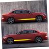 POPETPOP 1 Set Car Body Sticker Hood Stripe Sticker Car Side Racing Vinyl Auto