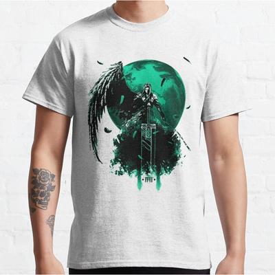 Final Fantasy Designed Gift T Shirt for RPG Gamer 100 Cotton Tee Mens Short Sleeve Graphic Clothes All Size Tops