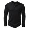 Men S Long Sleeve Stand Collar Polo Shirt Fashion Casual T Shirt