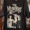 Reprint The Munsters Throwback T Shirt Halloween Universal Monsters S-5XL Unisex T-Shirt