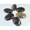 06Pcs Natural Montana Agate Oval Cabochon Loose Gemstone 272Cts. Lot C-493