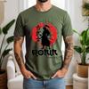 2026 Unisexs Casual Oversize Tee 100 Cotton Ancient Warrior Samurai Japanese Bushido Summer Short Sleeve