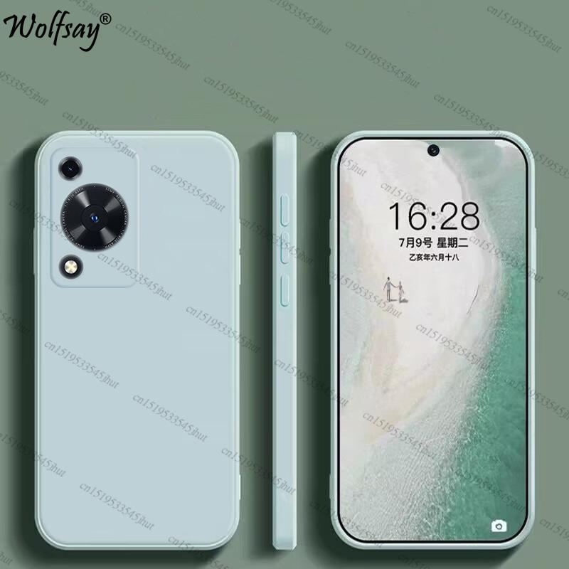 Case For Huawei Nova Y63 Case Shockproof Soft Original Liquid Silicone Back Case Huawei Nova Y63 Cover For Huawei Nova Y63 Funda