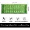 Green Runner Rug 2x6,Football Field American Sports Green Lawn Sport Game Team Competition,Throw Accent Area Rug Non Slip Washable Runner Carpet for