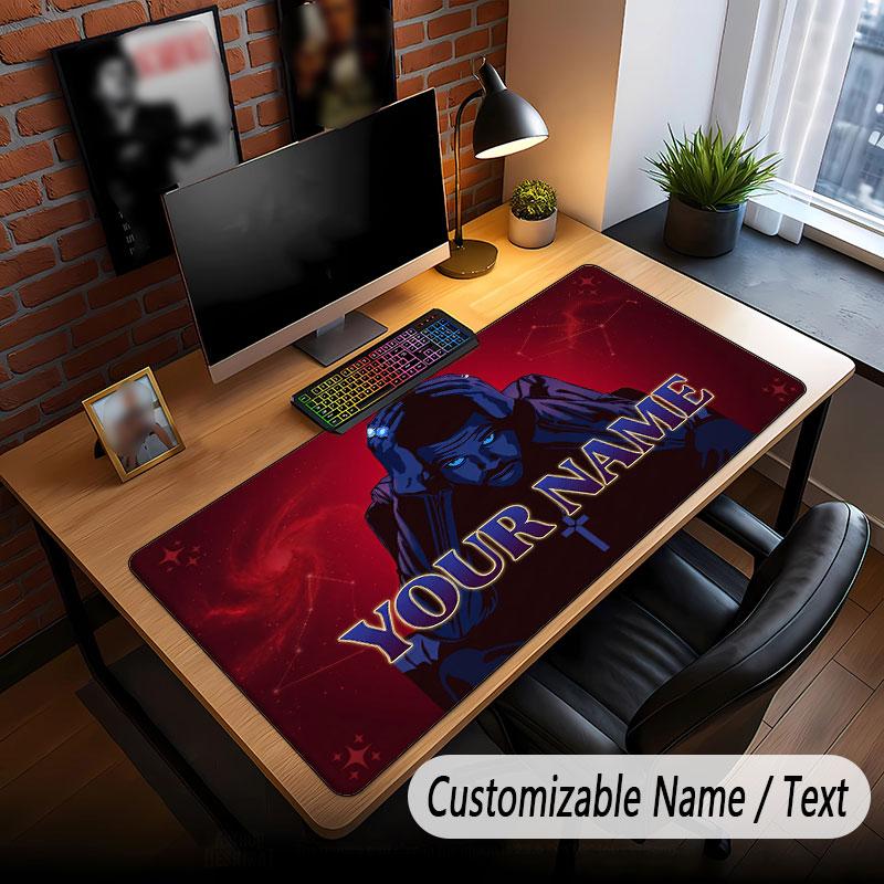 Custom Name Extended Mouse Pad,The Weeknd Gaming Desk Mat For Home Office Desktop Decor
