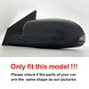 For Hyundai Kona 2018  - ABS Car Rearview Side Mirror Cover Wing Cap Exterior Door Housing Trim Adhesive Sticker