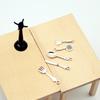 6Pcs Kids Pretend Play Toy Dollhouse Kitchen Utensil Vertical Hanging Spoon Spatula Spoon Set Miniatures Model Kitchen Accessory