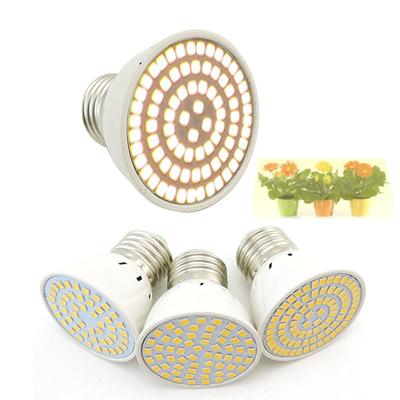 48 60 80 LED Lemputės augalams auginti patalpose, viso spektro E27 fitolempa, geltona, vegetatyvinei fazei, auginimui, auginimo dėžė, panašios į saulės šviesą, žydėjimui