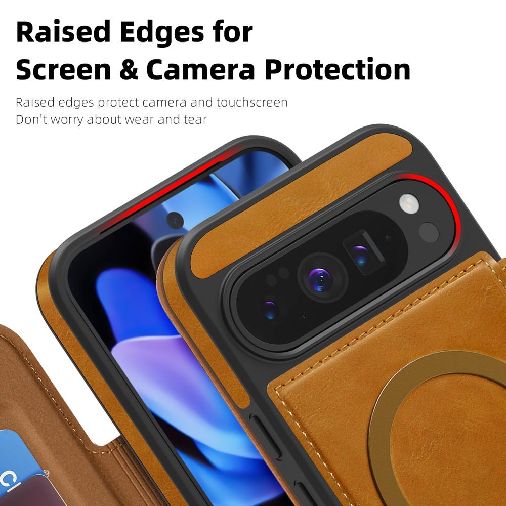 Stand Wireless Charging Flip Purse Case for For Iphone Air 17 Promax 16 Plus 15 14 Pro Max 13 PM 12 Magnetic Leather Case Cards Slot