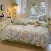 Small Fresh Flower Cotton Printed Three/Four Piece Bedding Set - Flower Simple Water Color