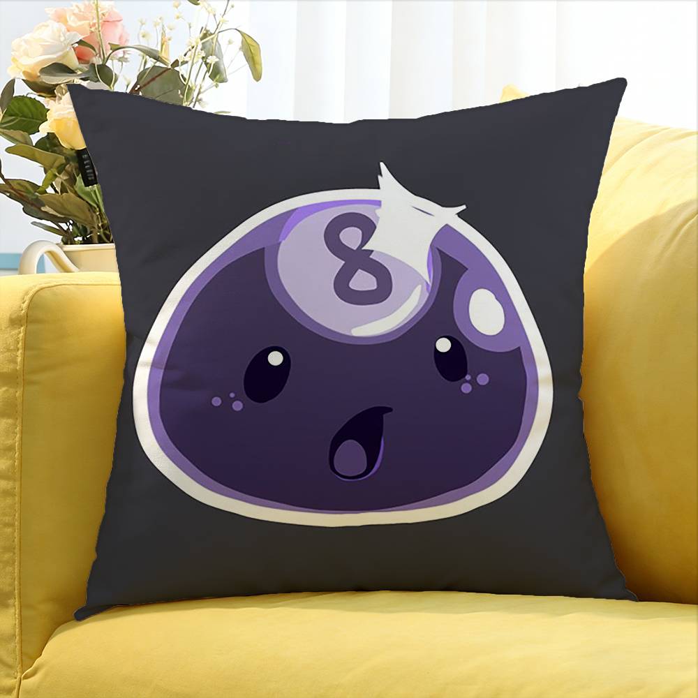 cute Naughty Slime Rancher Various Sizes Square Pillow Case For Car Home Bedchamber Decor