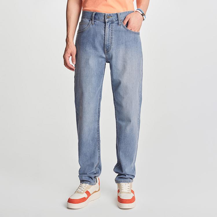 Lee Jeans Men's Light Blue Moderate Slim Fit Pants LMB2417313HN00FA05210