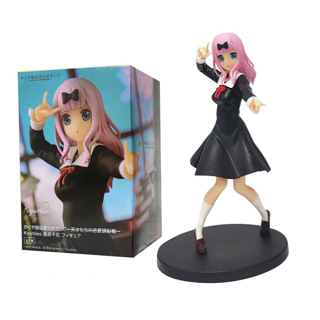 Anime Game Figure Kaguya-sama Love Is War Fujiwara Chika Rabbit Model Dolls Kawaii Girl Figure Japanese Doll Decoration Kid Gift