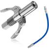 Lubrication Nozzle Mini Grease Gun Coupler 10000PSI Manual Grease Pump Head Syringe Oil Pump Filling Tool Injector Nipple