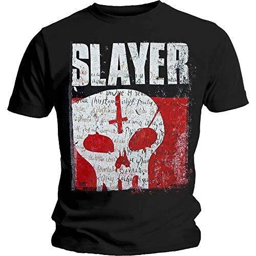 Slayer Mens T-Shirt Undisputed Attitude Skull S