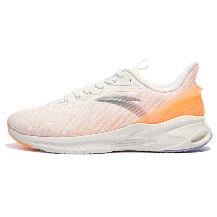 

new Anta Running Collection Edge2.0 Cushioning Wear Resistant Low Top Running Shoes Women s White Orange 35.5