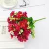 Artificial Daisy, Orchid, Sunflower & Green Plant Bunch for Bedroom Decoration