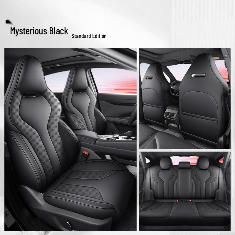 

Qiyuan A06 Universal Leather Car Seat Cushion, Breathable & Full Wrap, All-Season Standard