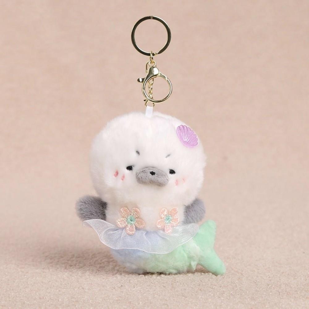 Soft Seal Stuffed Animal Keyring Stuffed Seal Soft Plush Doll Keychain Girls Gift