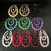 Elegant Korean Vintage Pearl Necklace Set Women Choker Chain Earrings Bracelet Wedding Bridal Formal Dress