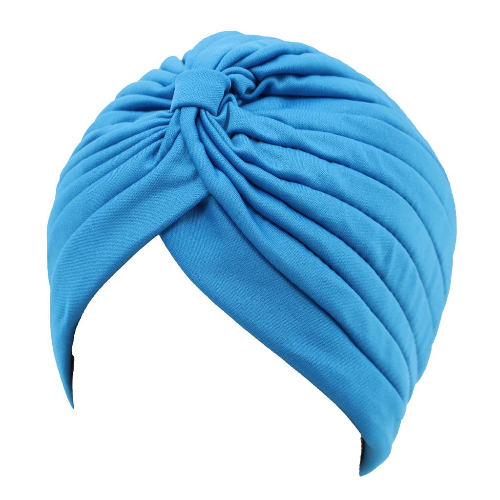 Versatile Solid Color Women's Baotou Hat with Striped Bottom