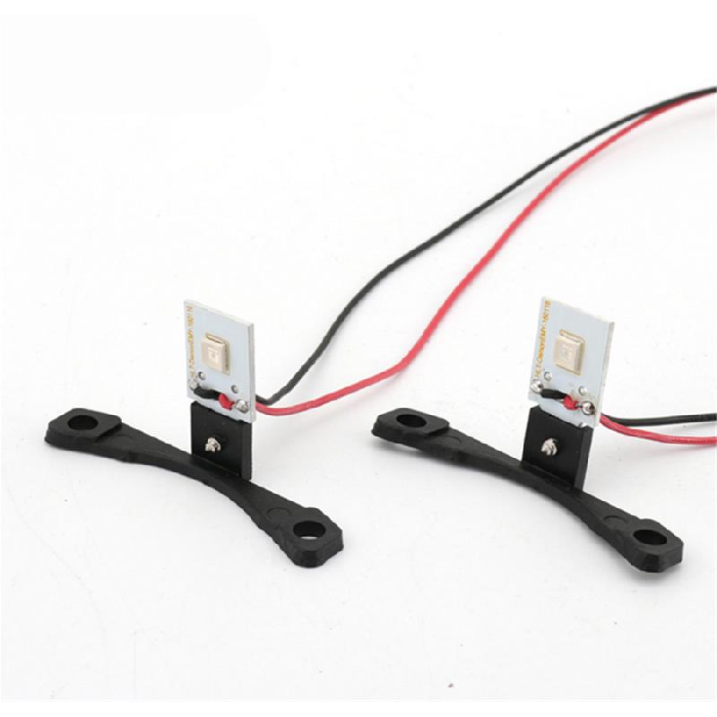 1 Pair Red Led Demon Eye Projector Lens Headlights Retrofit Car Light Accessories