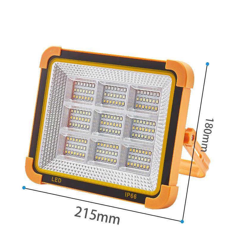 Solar Waterproof Outdoor Lamp Super Bright Emergency Flood Light for Camping