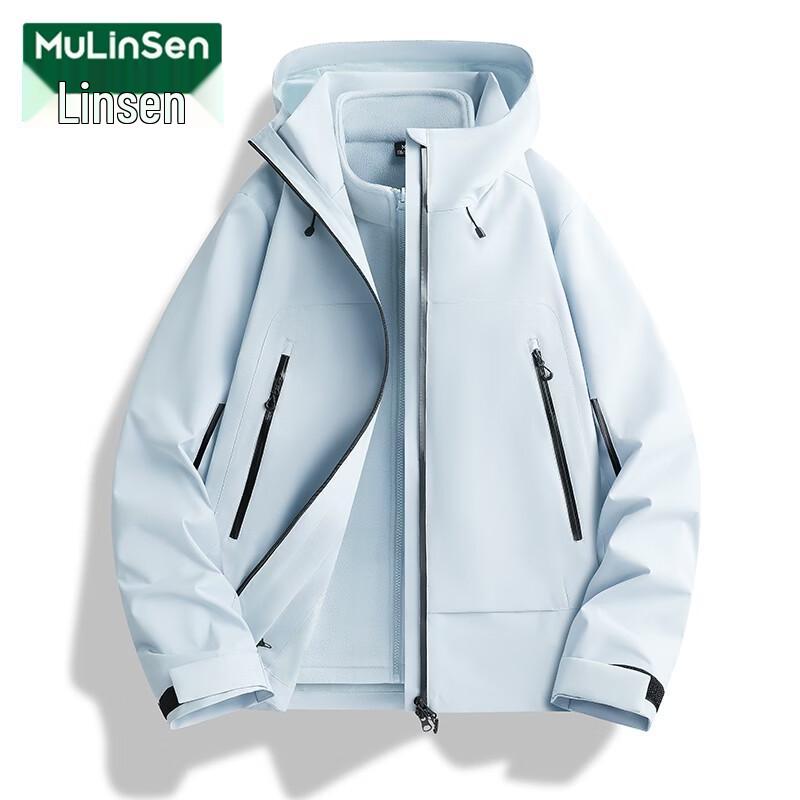 Mulinsen Women's 3-in-1 Detachable Outdoor Waterproof Jacket
