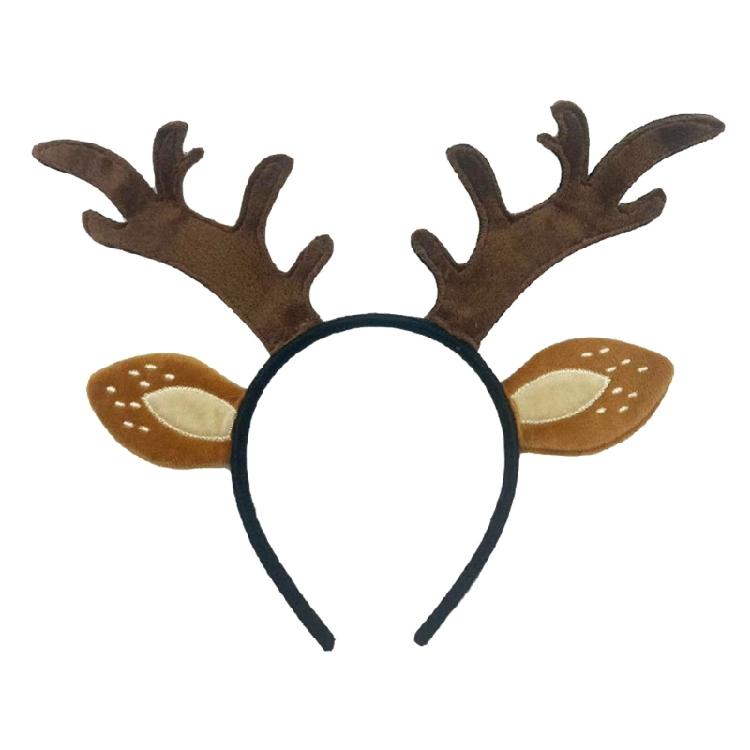 Christmas Deer Ear Headband Tail Nose Skirt for Women Girl Birthday Halloween Cosplay Party Photography Props