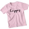 Happy Positivity Emotions Unisex Kids T-Shirt Fun Wear