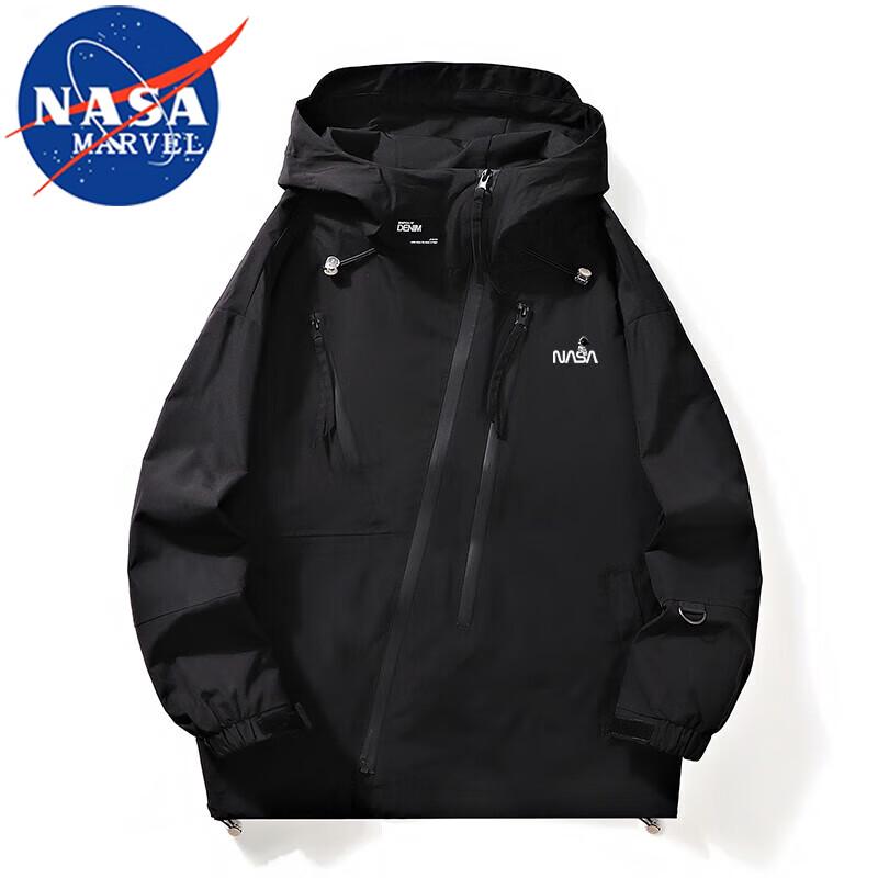 

NASA MARVEL Unisex Waterproof Hooded Casual Jacket 3XL