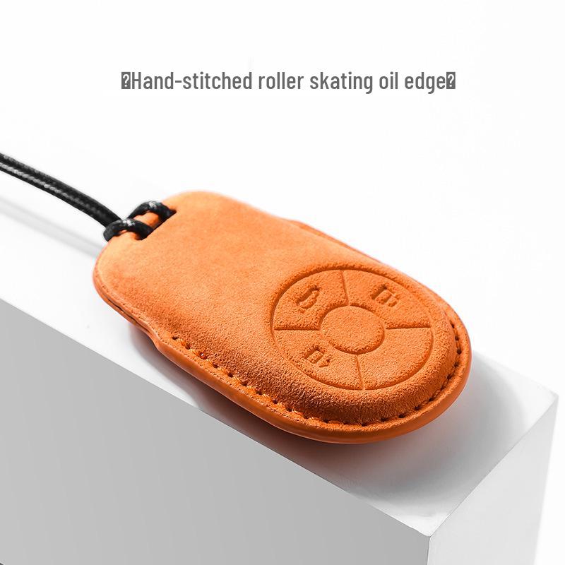 ORA Good Cat GT Key Case: Great Wall Black, White, Ballet & Lightning Cat Suede Bag Shell with Buckle Pendant