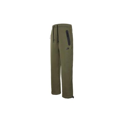 Αθλητικά Ρούχα Tech Fleece Μονόχρωμο Με Κορδόνι Περιστασιακά Παντελόνια Φόρμας Ανδρικά Κάτω Μέτριο-Λαδί FB8013-222