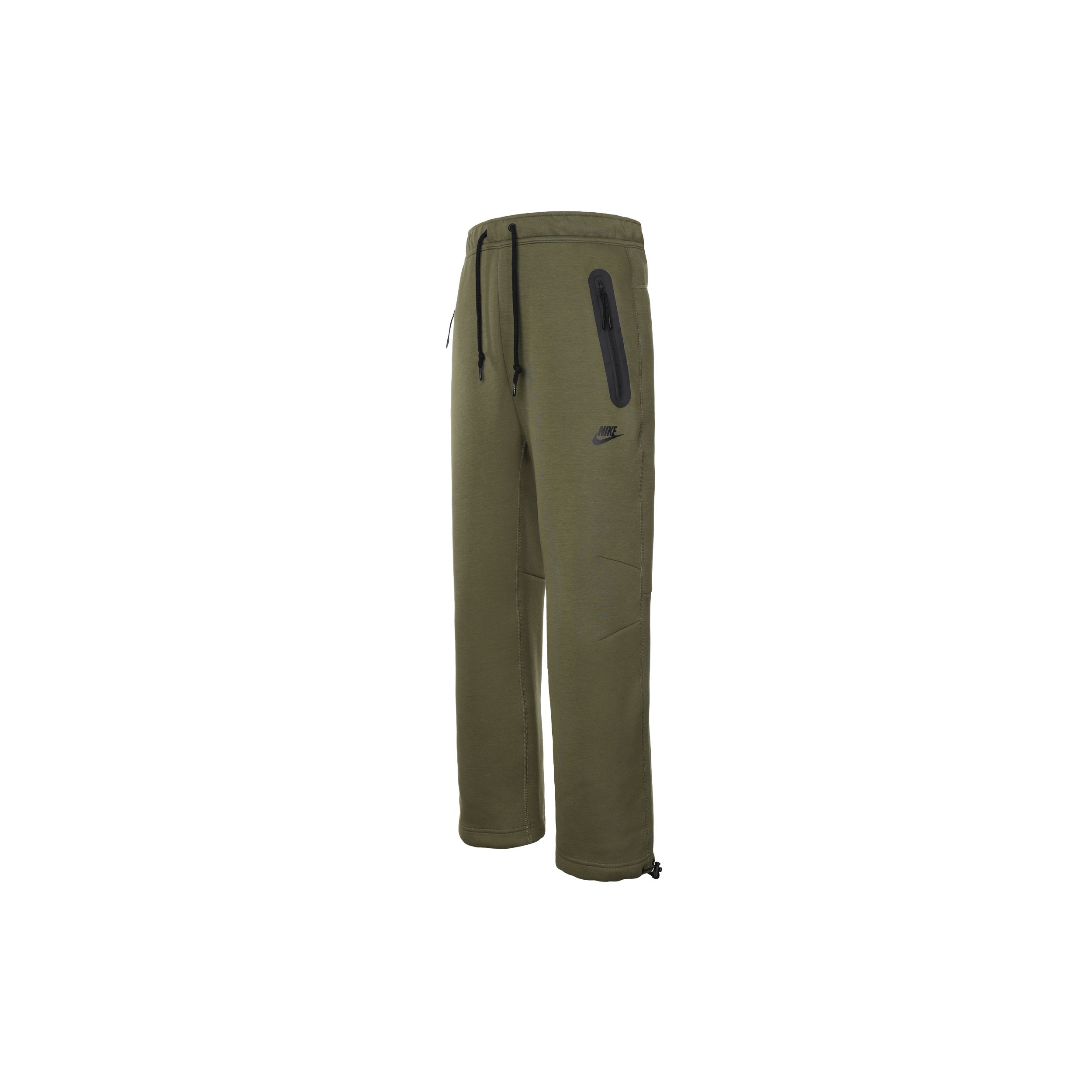 Nike Sportswear Tech Fleece Solid Color Drawstring Casual Jogger Pants Men Bottoms Medium-Olive FB8013-222 L