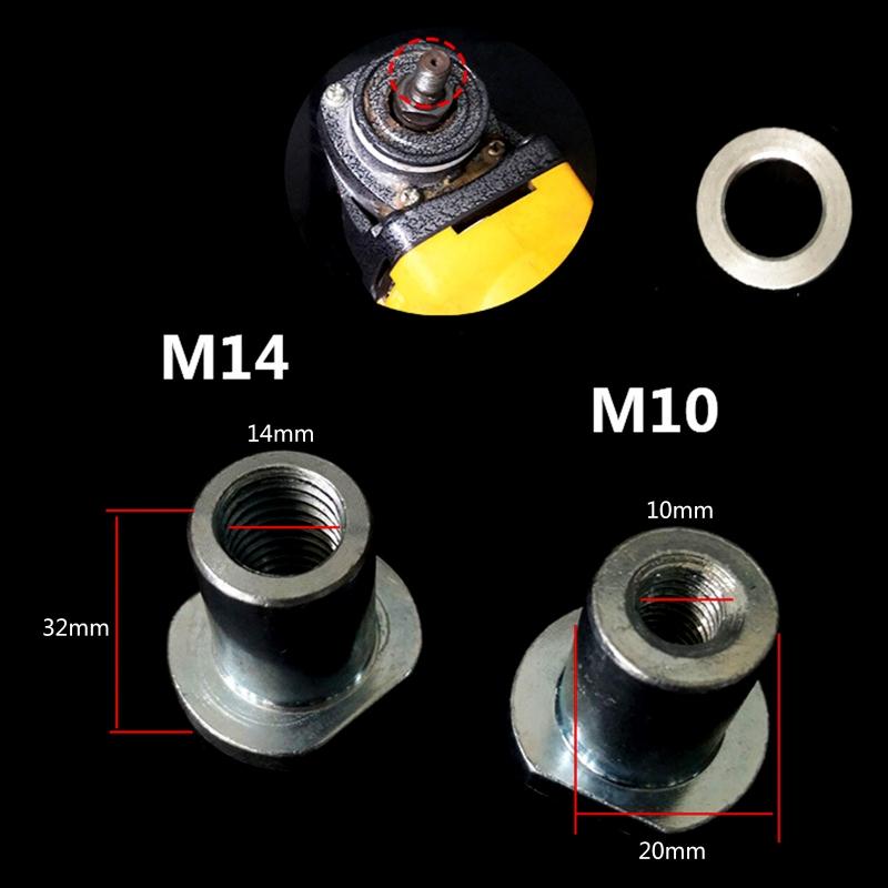 Quick Change M10/M14 Adapter Angle Grinder to Grooving Machine Adapter Slotting Machine Conversion for Head for 100/150