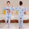 Thailand Kids' Cartoon Pajamas - Long Sleeve, Lightweight, Round Neck for Spring and Autumn - For Girls